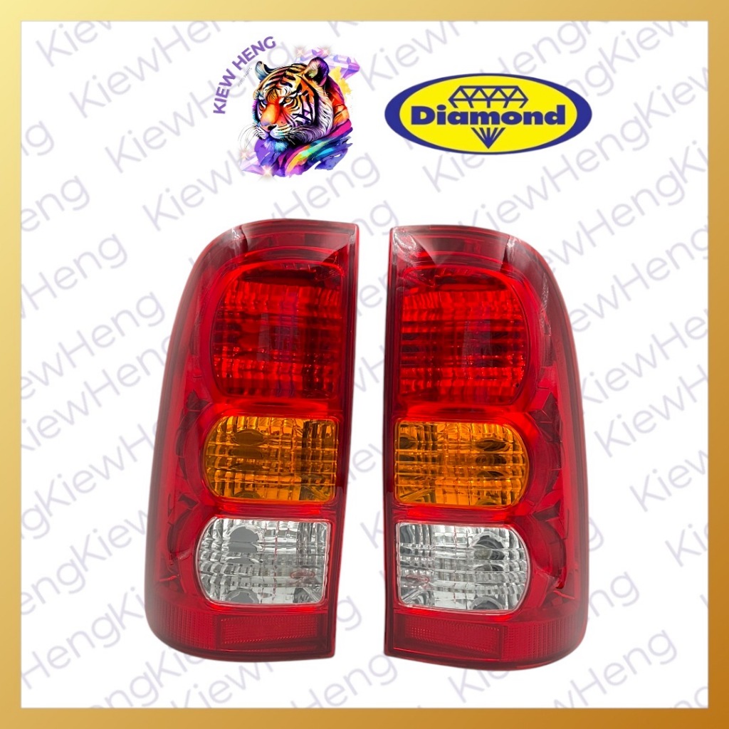เสื้อไฟท้าย ไฟท้าย TOYOTA HILUX VIGO ปี 2004 – 2010 โตโยต้า วีโก้ รุ่นแรก ไดมอนด์ Diamond ตราเพชร