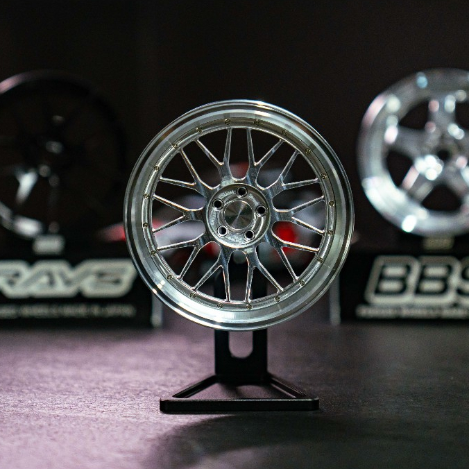 1:5 โมเดลล้อ BBS/Rays/Advan/W-Work วัสดุอัลลูมิเนียมอัลลอย