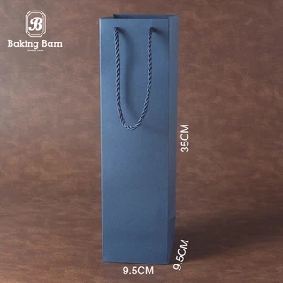 Baking Barn Wine bag (10 ชิ้น/แพ็ค) ถุงใส่ไวน์ ถุงกระดาษคราฟท์ทรงสูง ถุงกระดาษใส่ขวดไวน์ กระดาษหนา