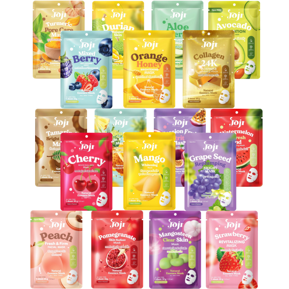 (1แผ่น) มาสก์ชีท JOJI Secret Young โจจิ- 18