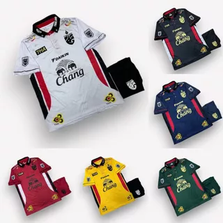 เสื้อบอลไทย ชุดฟุตบอล ชุดกีฬาเสื้อพร้อมกางเกงครบเซ็ต