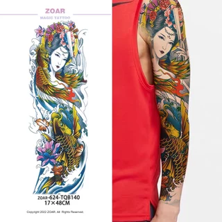 COD🔥 ⚡ส่งจากไทย⚡แทททู ZOAR🚛L24 Magic tattooสติ๊กเกอร์รอยสักแบบสีสัน กันน้ำ ยันต์ห้าแถว รอยสัก ลายสัก