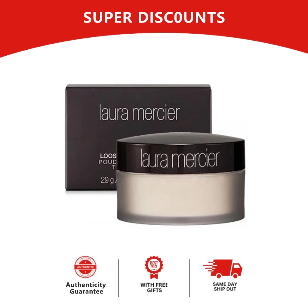 ของแท้100% Laura Mercier Translucent loose setting powder 29gแพคเกจใหม่ ยั่งยืน คุมมัน เนื้อบางเบา ฟินิชแ