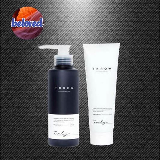Throw Shampoo Airly 300 ml/Throw Treatment Airly 220 g แชมพู ทรีทเม้นท์ สำหรับผมทำสี และแห้งเสีย