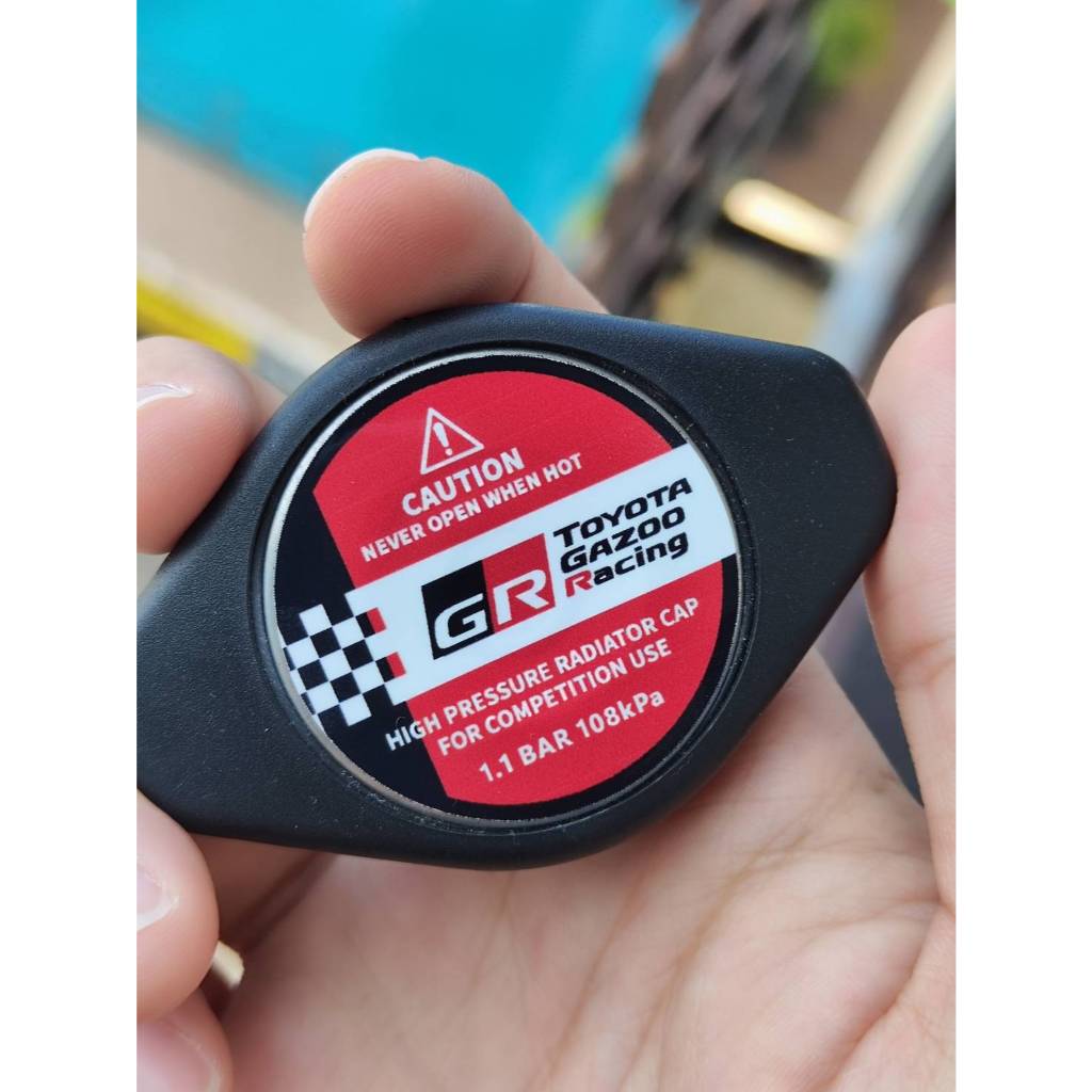 Toyota GR Sports Japan R/F ฝาหม้อน้ำแต่ง รับแรงดัน 1.1 บาร์