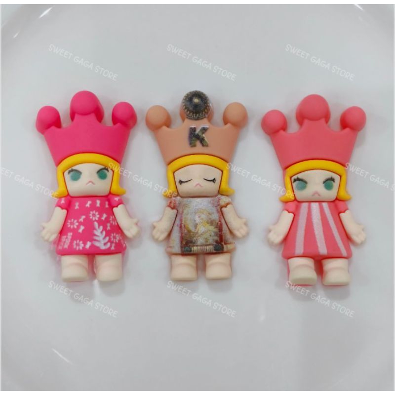 SWEETGAGA >> ตัวติดรองเท้า กระเป๋า น้องมอล x มง งานยางสกรีนลาย สามารถติดตกแต่ง DIY ได้ตามชอบ #พร้อมส่งจากร้านไทย