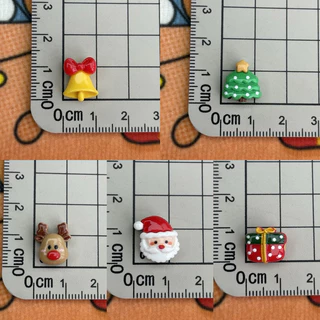 ตัวติดรองเท้า🎄🎃 ตัวติดลายคริสต์มาสจิ๋ว ฮาโลวีน (จิ๋วมาก)