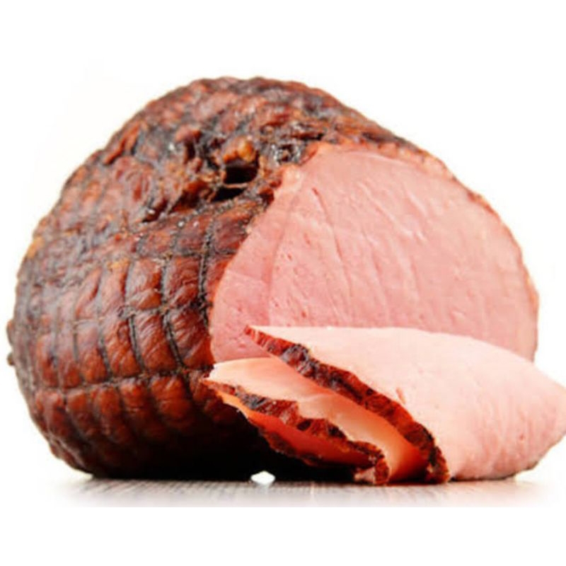 Smoked Ham Whole ( Cristmas Ham ) 1kg-5kg - แฮมรมควัน แบบก้อน เหมาะสำหรับเทศกาล ขนาด (1กก - 5กก)