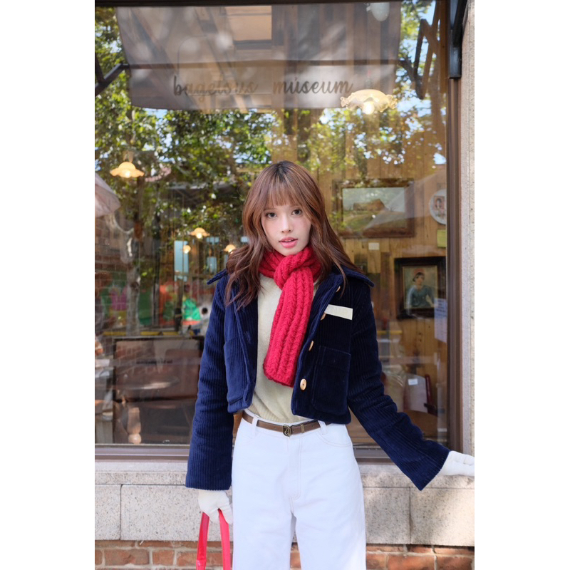 WILLA CORDUROY NAVY JACKET