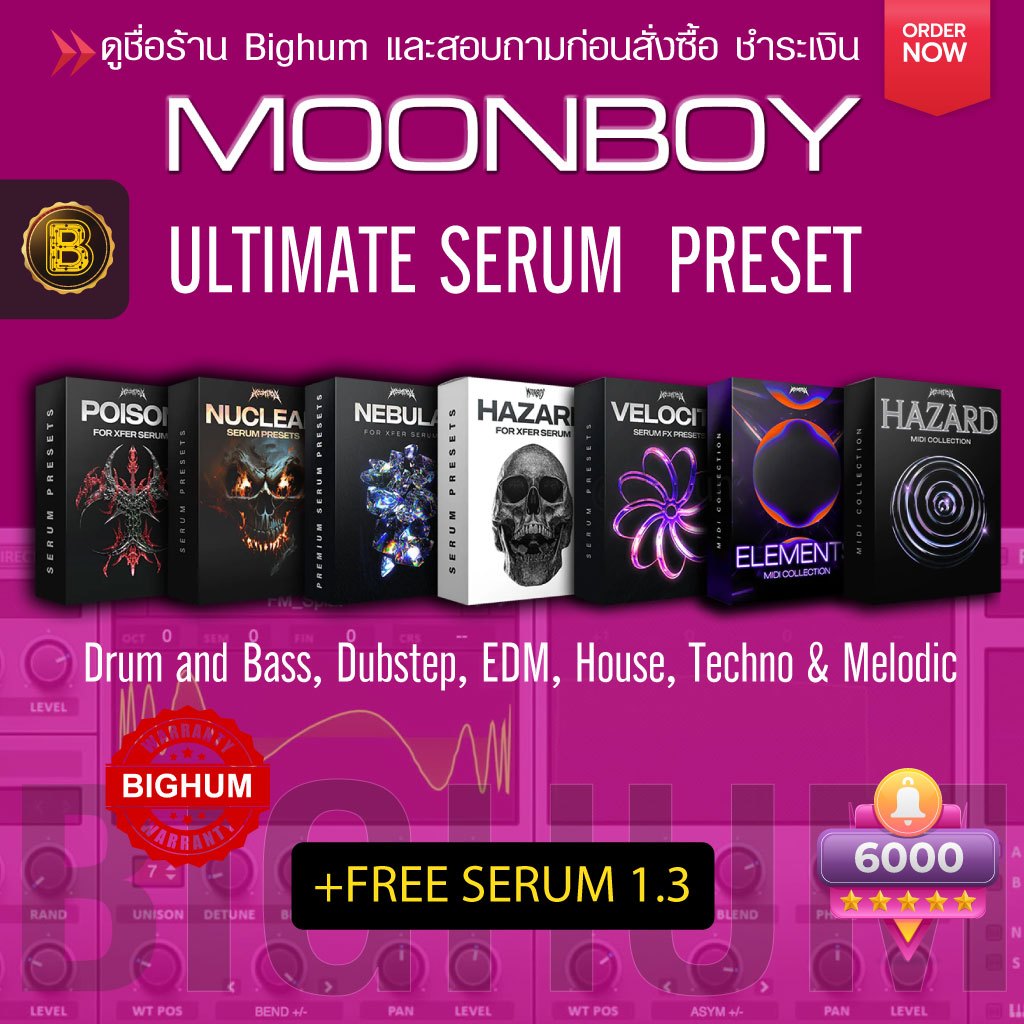 MoonBoy Ultimate Serum Preset 2024 with Free Serum 1.3 VST plugins | software windows Mac