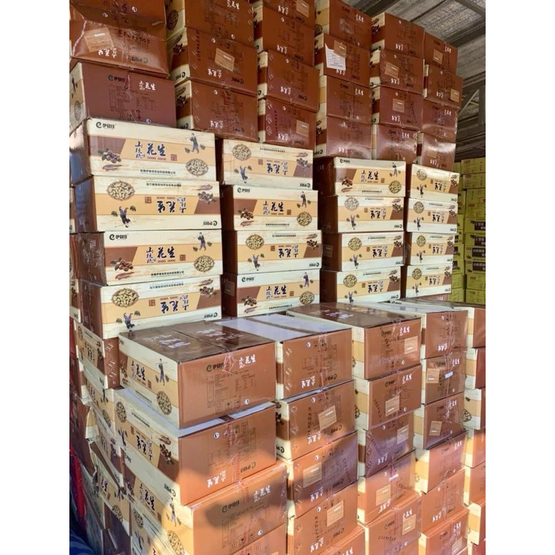 🥜ถั่ว ถั่วลิสง ถั่วอบวอลนัท ลัง 5 กิโล แถมถุง 10ใบ