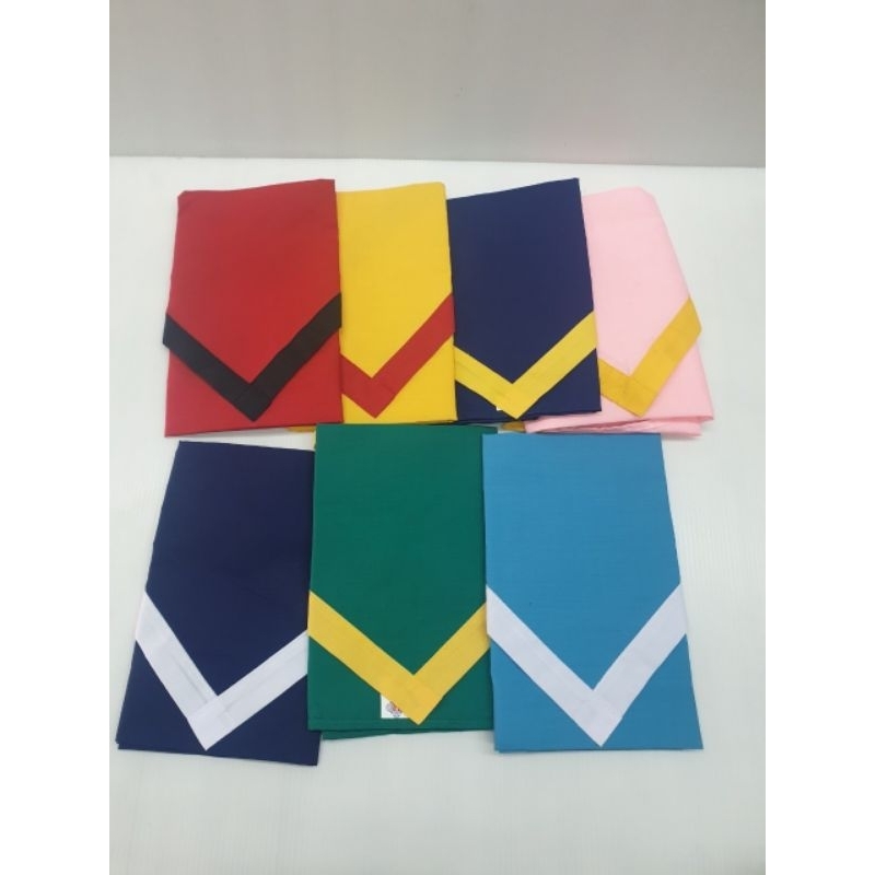 ผ้าพันคอลูกเสือแต่งขอบสี