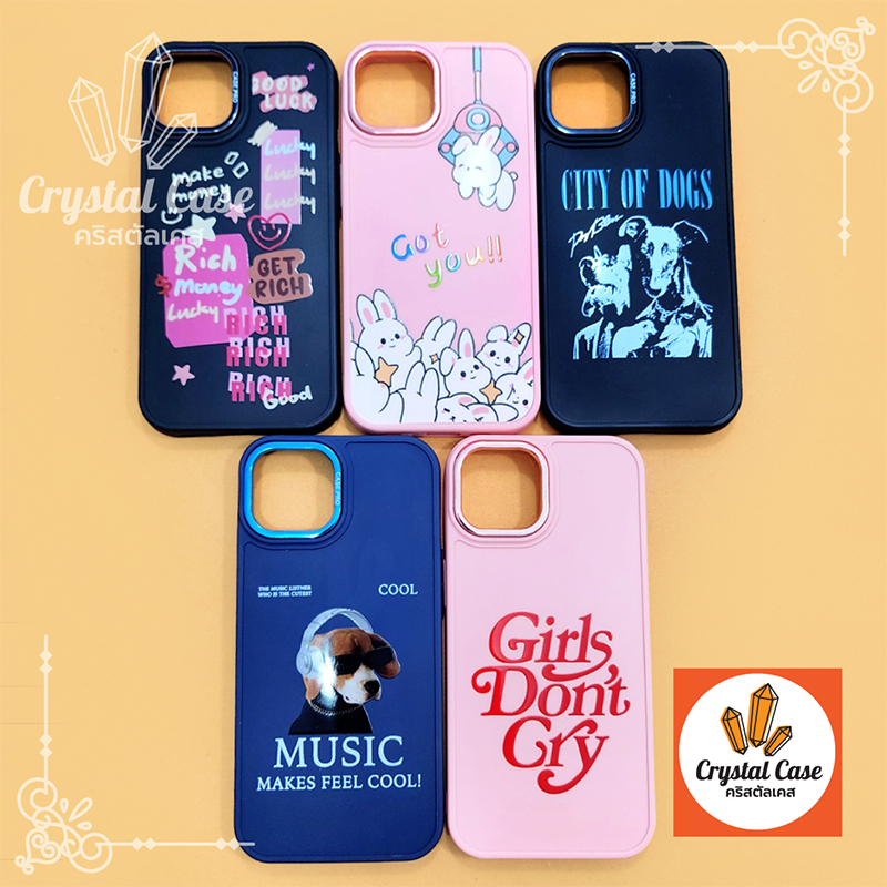 เคสนิ่มขอบกล้องเงาพิมพ์ลายOPPO A3(4G) A3Pro A3X A16 A38(4G)A60 A79(5G) Reno12(5G)Reno12F