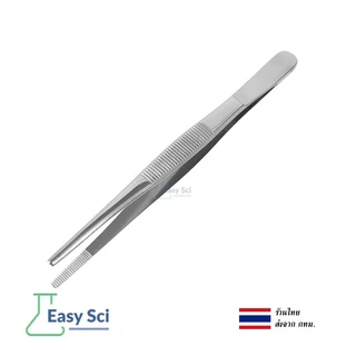 ปากคีบ ฟอร์เซป สแตนเลส Stainless Steel Forceps ขนาดความยาว 12.5cm 16cm 20cm 25cm