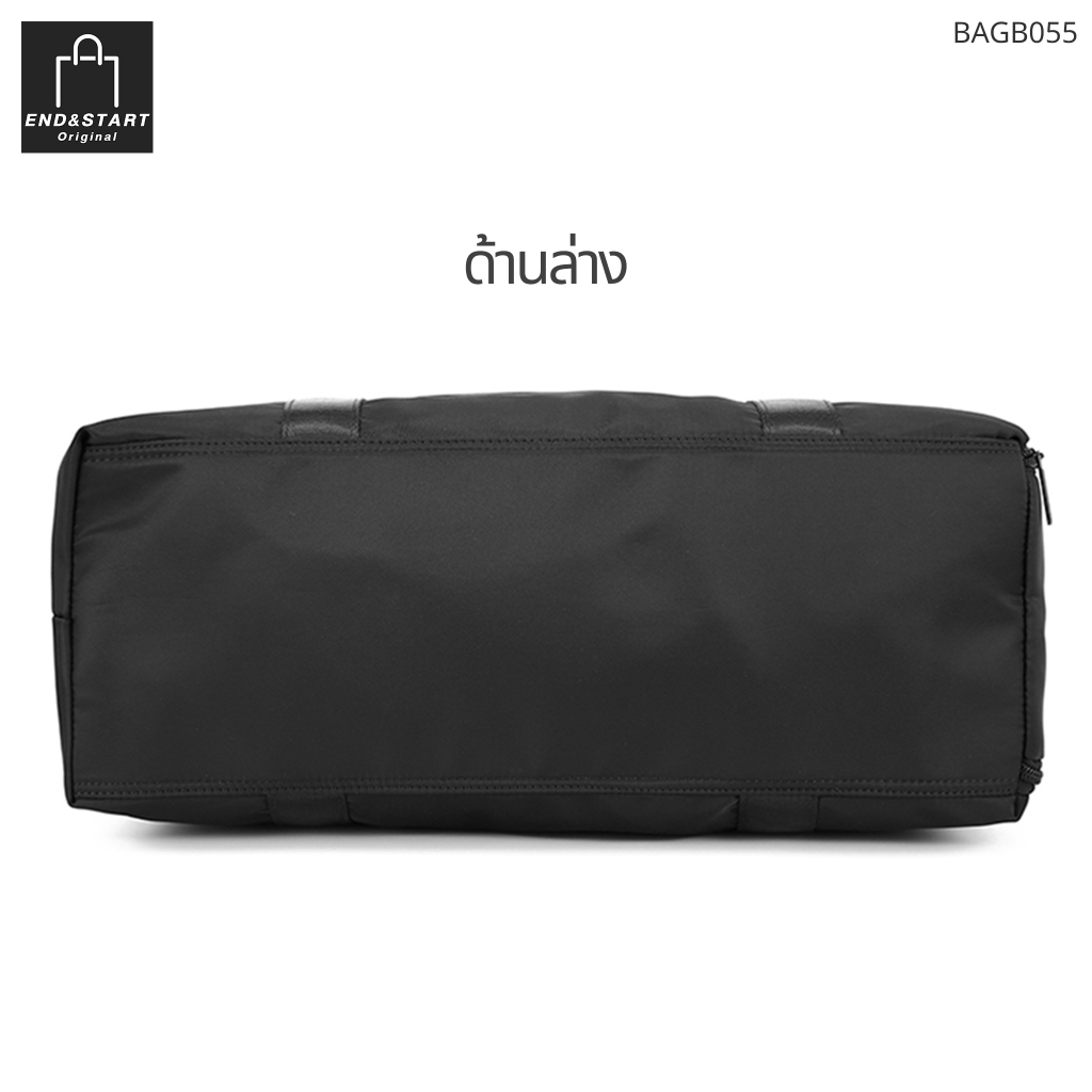 BAGB055 END&START กระเป๋าเดินทาง มีช่องใส่รองเท้า เสียบล้อลากได้ กันน้ำ หิ้วหรือสะพาย ขึ้นเครื่องได้