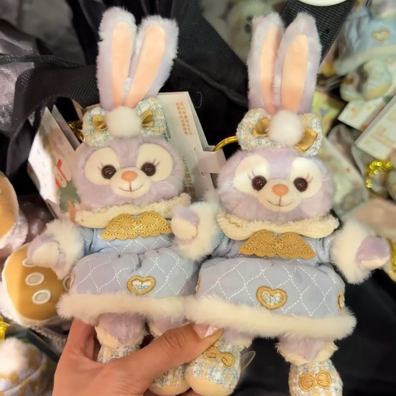 พร้อมส่ง🐰💜พวงกุญแจ Stellalou Disneyland Shanghai - รูปที่ 4