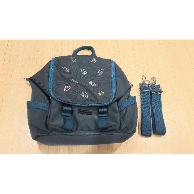 กระเป๋ามือสอง สภาพดี แบรนด์ Fillymoowy รุ่น Mind fly เป็น cross body หรือ เป้ได้