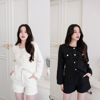 Pirunya - Tweed Shorts 02 กางเกงขาสั้น ผ้าทวีต ทรงสวย