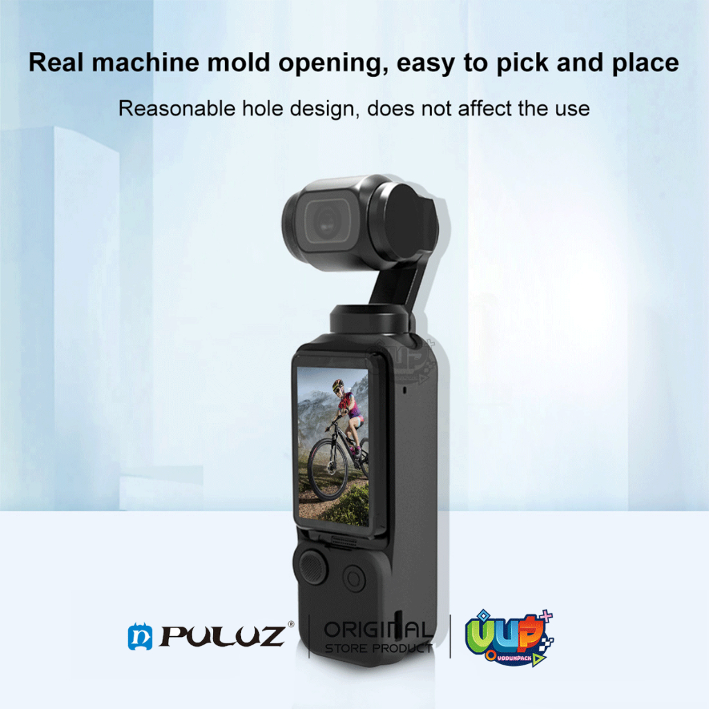 [PULUZ] เคสซิลิโคน สําหรับ DJI Osmo Pocket 3 มือถือกล้อง Gimbal Handle Anti-Scratch Shell นุ่มป้องกันกรณีเลนส์ Anti-bump