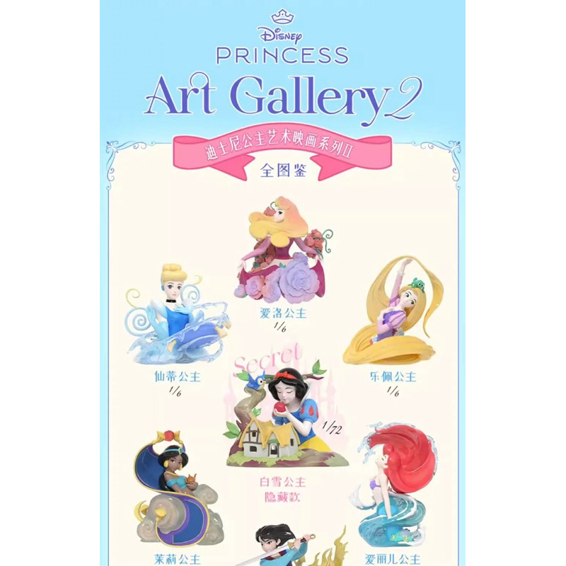 พรีออเดอร์ ยกกล่อง Disney Princess BEYOND JOY👸 ใหม่ในซิล 52toys