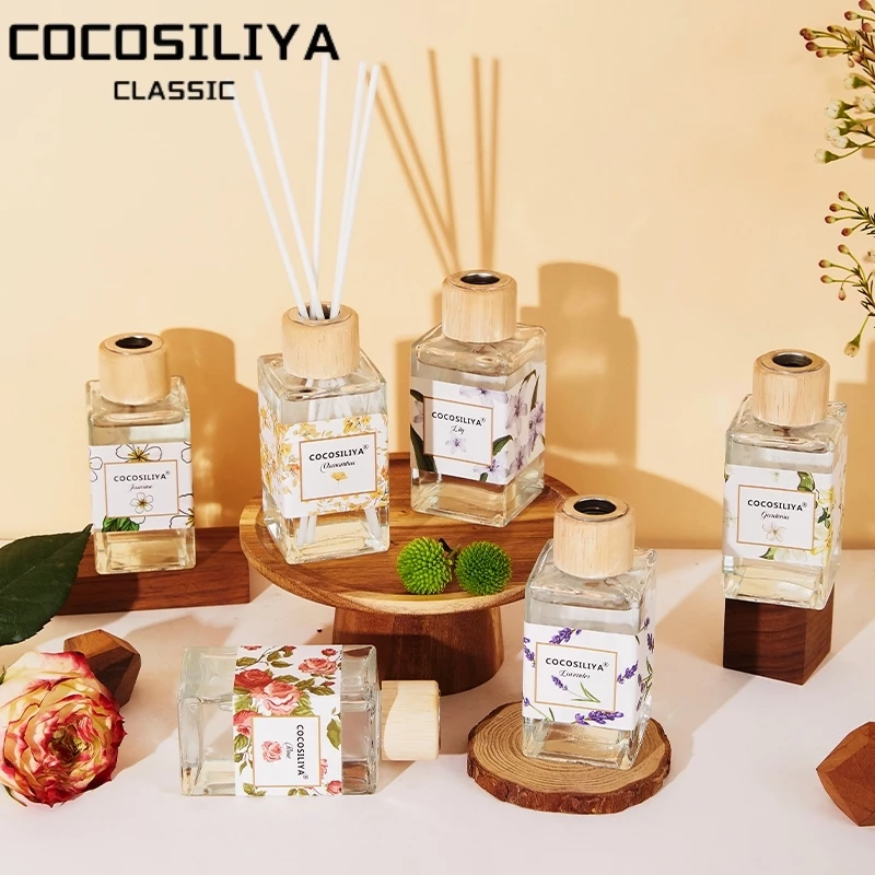 COCOSILIYA กลิ่นหอมดอกไม้ COCOSILIYA ก้านไม้หอม Reed Diffuser ก้านน้ำหอม น้ำหอมอโรม่า น้ำมันหอมระเหย ก้านหอม 150ml