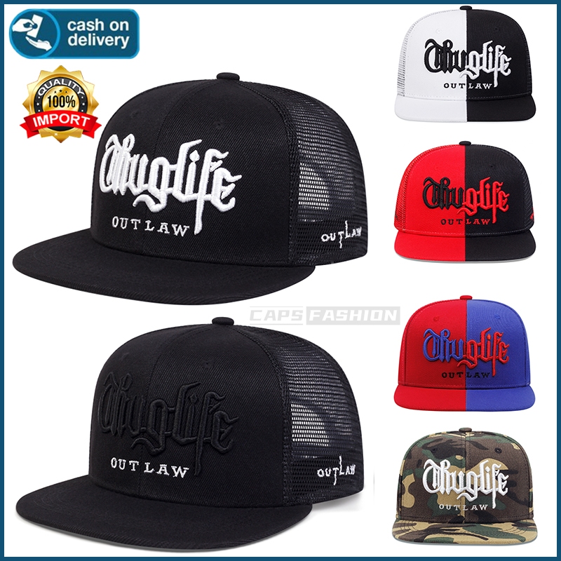 หมวกฮิปฮอป งานปักอันธพาล แฟชั่น หมวกกีฬา ป้องกันแสงแดด ปรับขนาดได้ เหมาะสำหรับผู้ชายและผู้หญิง เหมาะสำหรับฤดูใบไม้ผลิ