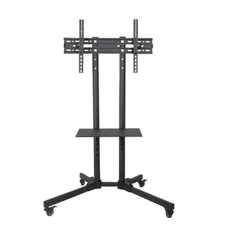 🧙TV Stand🧙 ขาตั้งทีวี ขนาด 32''-65'' สูง 142 cm เคลื่อนที่ได้ ปรับก้มเงยได้ รุ่น TS1