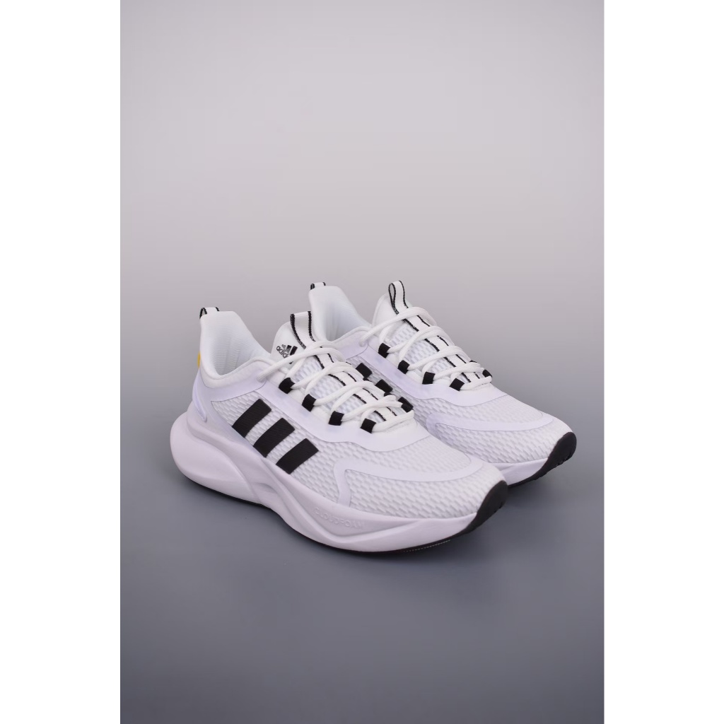ผลิตภัณฑ์ถ่ายจริง adidas ALPHABOOST V1 Sustainable รองเท้าวิ่งสบาย ๆ เทรนด์ต่ำ HP6638DD