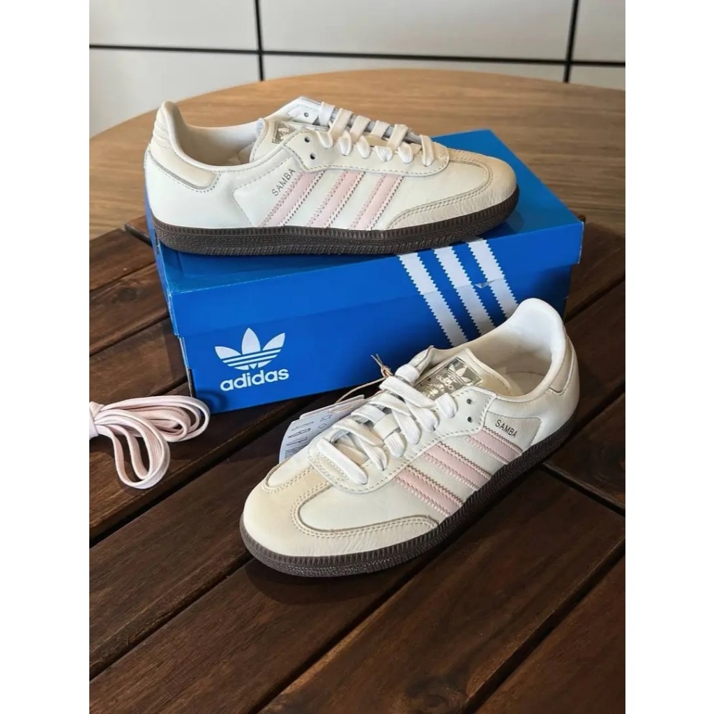 adidas การันตีของแท้ 100% originals SAMBA OG W pink IH2751 รองเท้าลำลอง อ่อนนุ่ม รองเท้าผ้าใบผู้หญิง