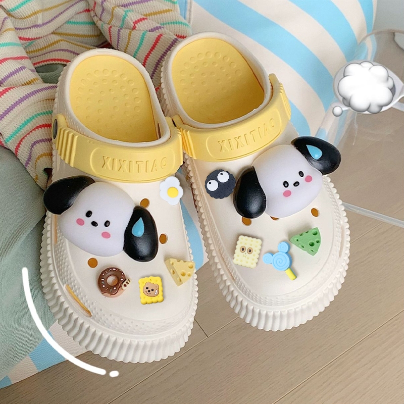 XWshopee สินค้าพร้อมจัดส่ง รองเท้าแตะหัวโตแฟชั่นผู้หญิง แบบใหม่พร้อมตัวการ์ตูนติดสุดน่ารักไปให้กับลูกค้าได้เลือกติดตามชอ