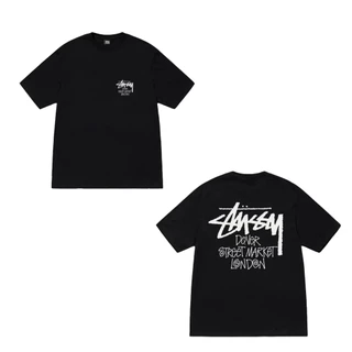 New เสื้อยืด Stussy Basic Logo Tee Black/White