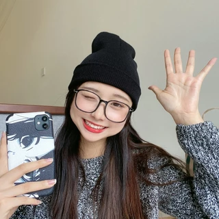 [W0068] หมวก​บีนนี่ ผ้าไหมพรม มีให้เลือก 14 สี ยืดได้เยอะ ใส่ได้ทั้งชายหญิง พับได้ หมวกไหมพรม beanie hat