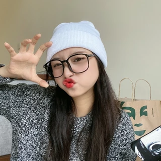 [W0068] หมวก​บีนนี่ ผ้าไหมพรม มีให้เลือก 14 สี ยืดได้เยอะ ใส่ได้ทั้งชายหญิง พับได้ หมวกไหมพรม beanie hat