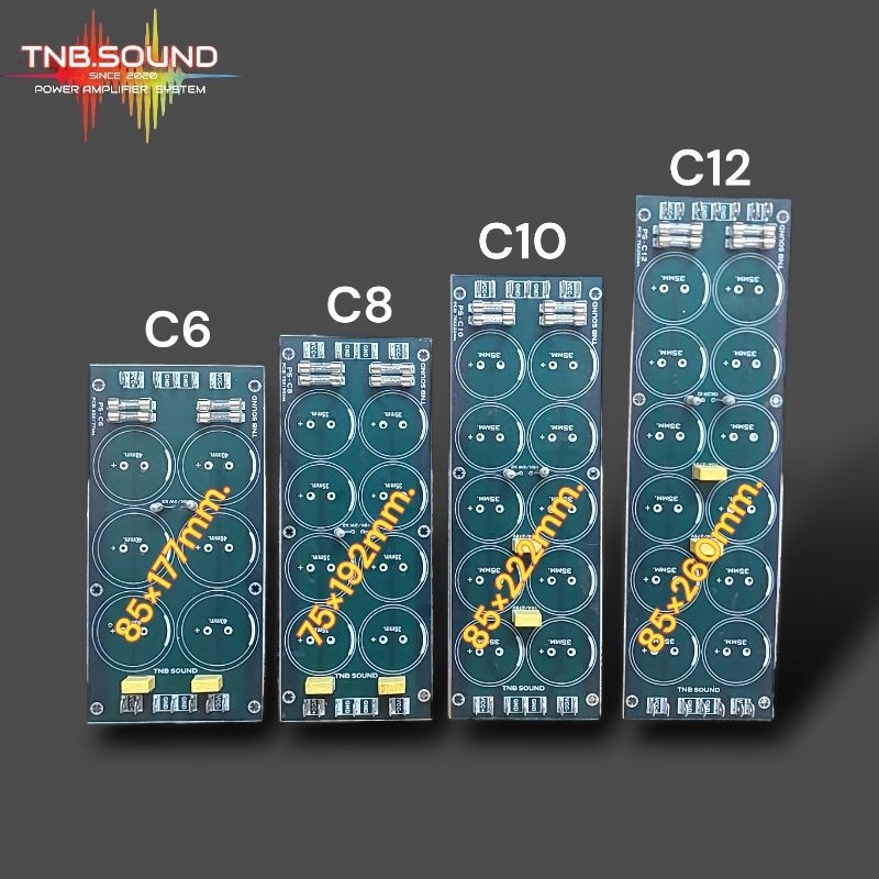 PCB ขนานคาปาซิสเตอร์ กึ่งสำเร็จรูป รุ่น PSC6-12 สามารถเลือกใช้ตามการใช้งานได้ PCB Epoxy