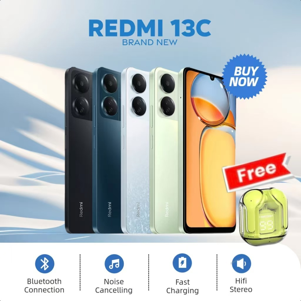 Xiaomi redmi 13c ram 8+256GB 5G 13C 6.74 นิ้ว 90Hz FHD*5000mAh* รับประกัน 12 เดือน โทรศัพท์