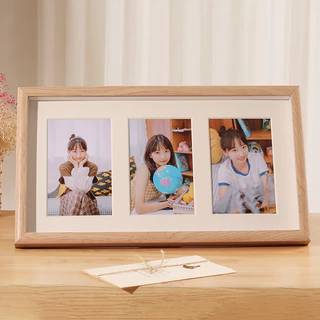 กรอบรูปมินิมอล ขนาด 4x6" ติดผนัง/ตั้งโต๊ะ มีแบบ 1/2/3/4 เฟรม