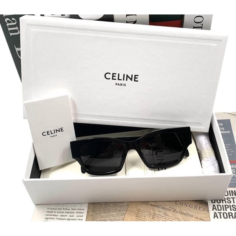 < Eyewear By Mr.B > - แว่นกันแดด Celine  Monochrome 01 แท้ !!