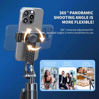 Sorf ใหม่ K29 Selfie Stick Tripod ขาตั้งกล้อง ไม้เซลฟี่ ไร้สาย 2.05m พับได้ มาพร้อมรีโมทบลูทูธ