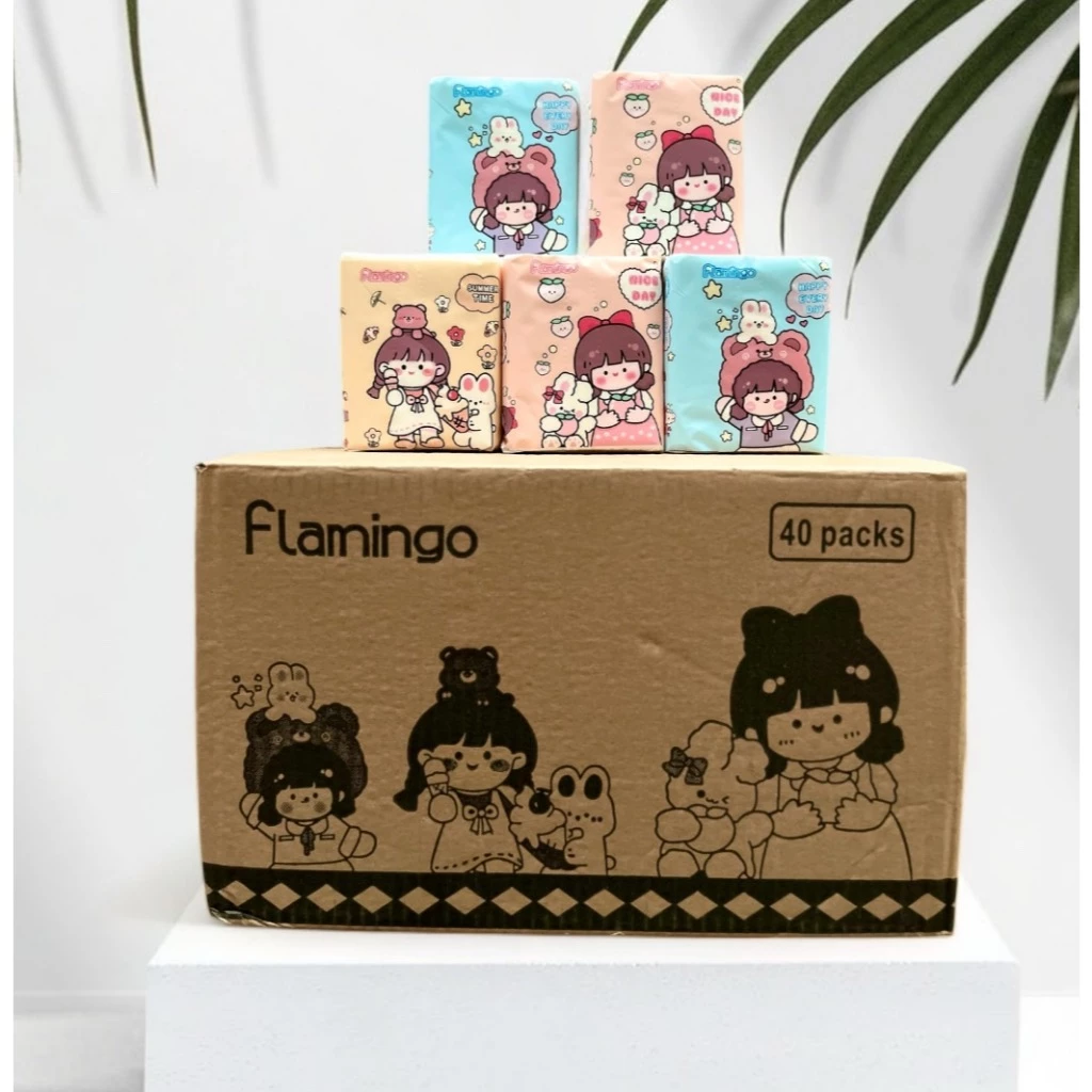 ✨New✨กระดาษทิชชู่  (1 ลัง/ 20ห่อ) กล่องส้ม หนา 4ชั้น เช็ดหน้า ไม่เป็นขุย วัสดุธรรมชาติ thumbnail 4