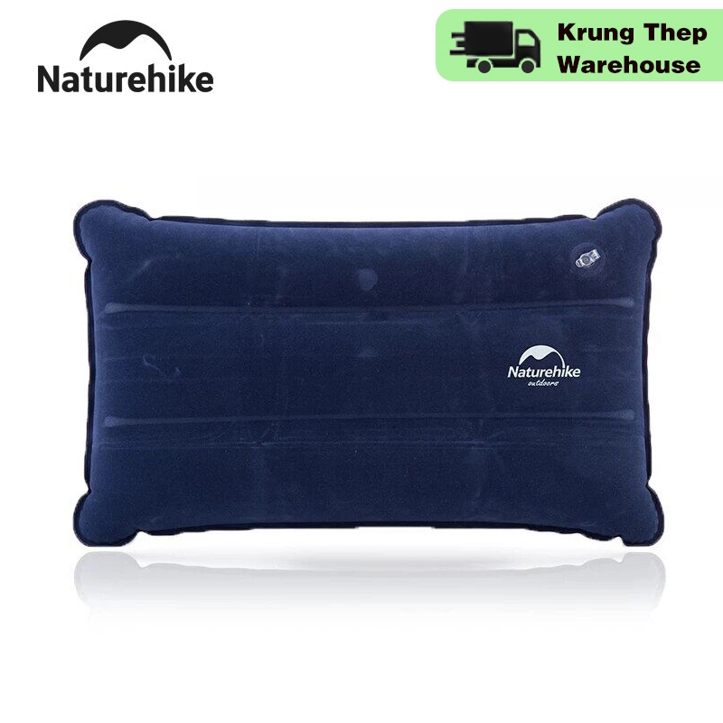 Naturehike หมอนพองลมบีบอัดพับหมอนหนังนิ่มผ้าใช้สำหรับเดินทางกลางแจ้งตั้งแคมป์อุปกรณ์เสริม