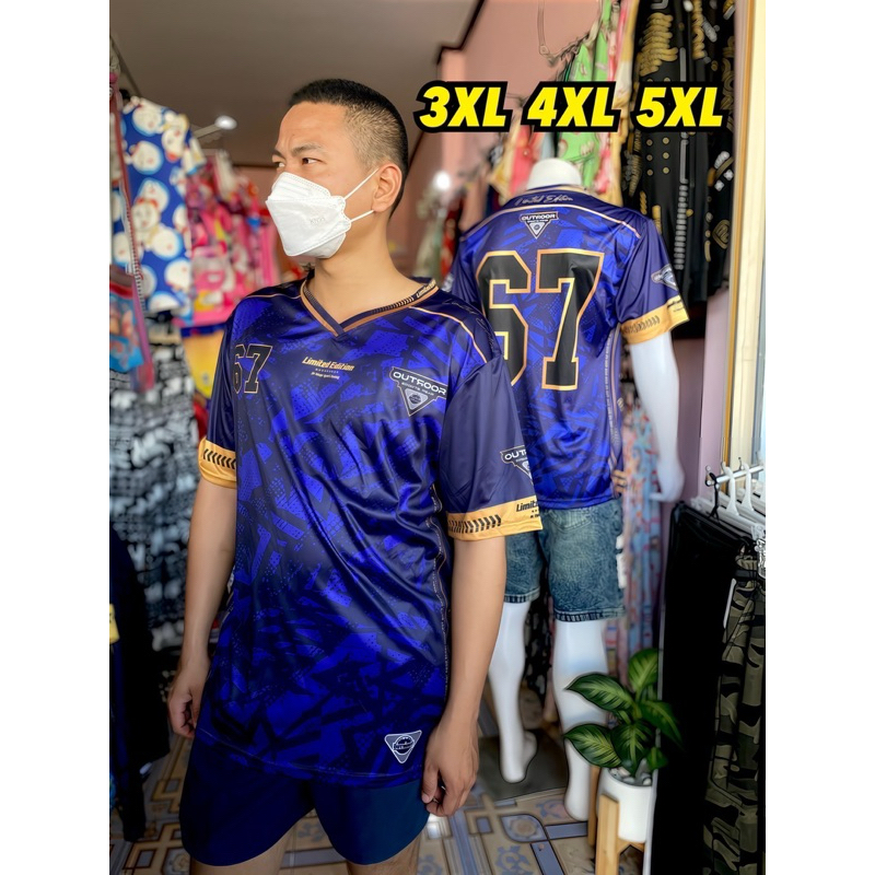 เสื้อกีฬา Outdoor คอวี มี 7 สี   ใส่ได้ทั้งชายและหญิง ราคา ถูกที่สุด ดีลบีเคเค แกลเลอรีภาพที่ 8