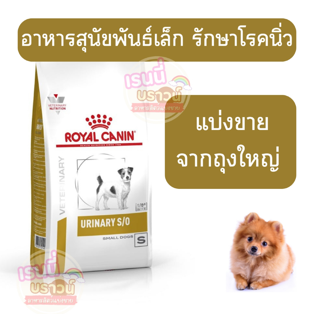 ส่งด่วนมาก+ผ่อนได้⚡️[[สุนัขนิ่วเล็ก]] [แบ่งขาย] Royal Canin อาหารสุนัข สูตร Urinary S/O (Small) สำหรับพันธุ์เล็กโรคนิ่ว