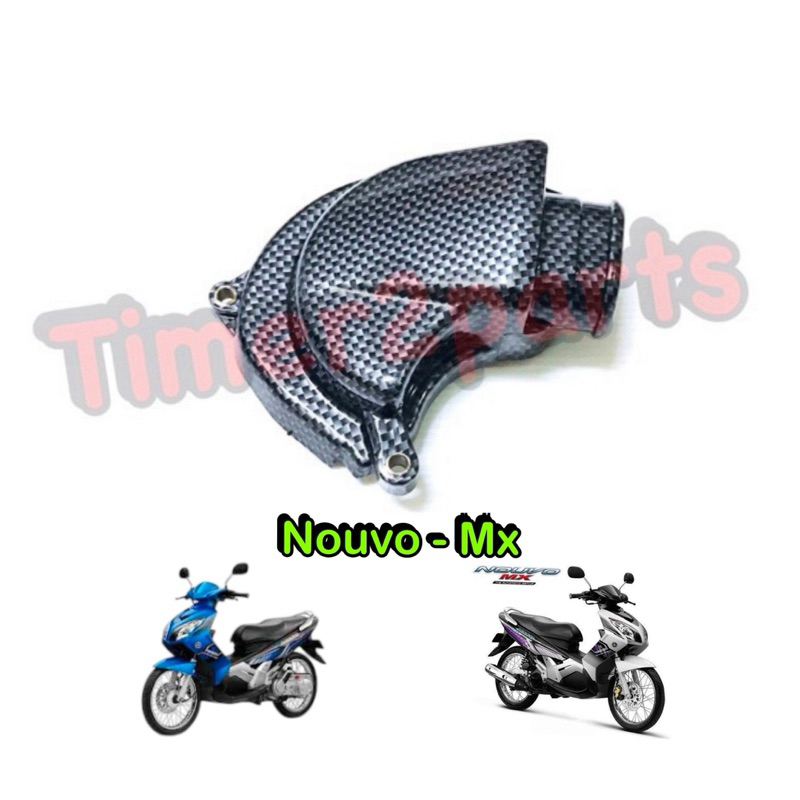 ครอบหัวแคร้ง Nouvo mx เคฟล่า หอยโข่ง ของแต่ง มอเตอร์ไซค์