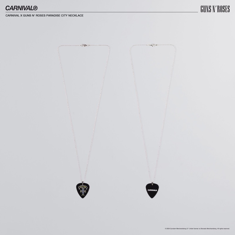 (พร้อมส่ง) ของแท้ 100% CARNIVAL® x Guns N' Roses Part 2 PARADISE CITY NECKLACE