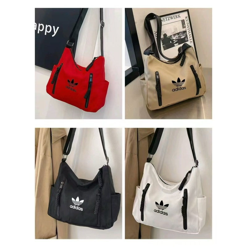 🔥 พร้อมส่ง!   ส่งจากกรุงเทพฯ  กระเป๋าสะพายข้างผู้ชายและผู้หญิงมี 4 สี