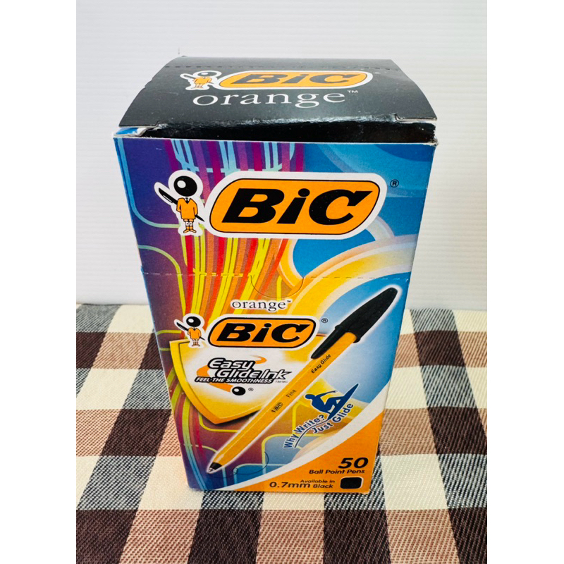 ปากกา ลูกลื่น BIC ปากกาบิก รุ่นหายาก เขียนลื่น [1 แท่ง] 0.7mm หมึกน้ำเงิน/แดง/ดำ ปากกาสวมปลอก BIG ปากกาบิค US.Station - รูปที่ 5