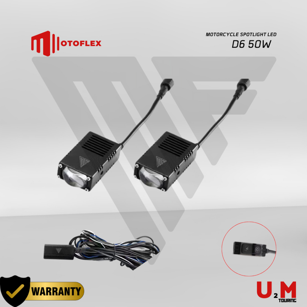 ไฟสปอร์ตไลท์ MOTOFLEX 40-50W LED FULL SET IP67 ไฟหน้ารถ ไฟตัดหมอก