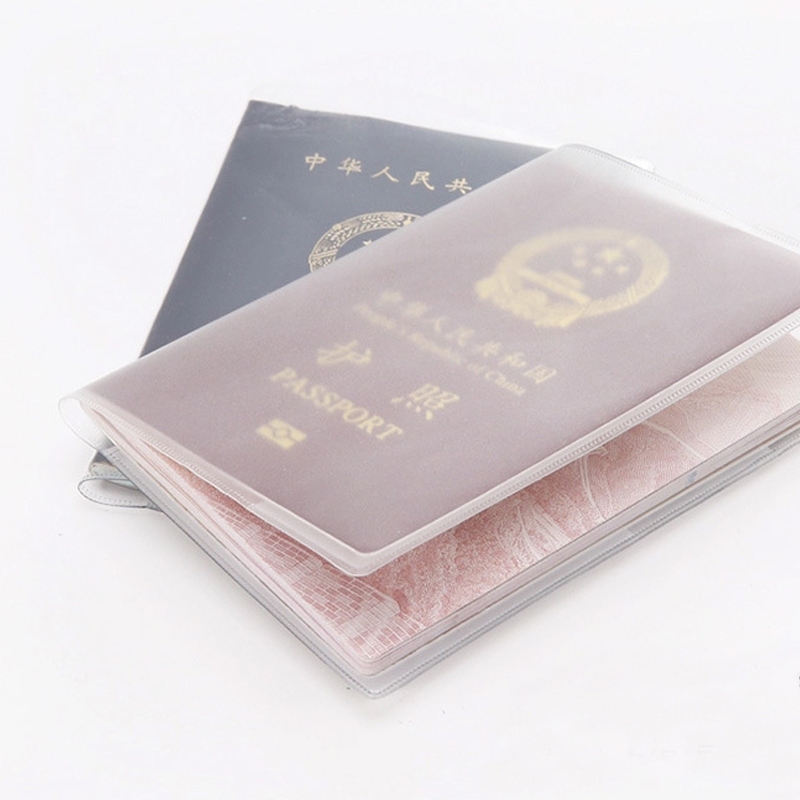 ซองใส่พาสปอร์ต passport (ขุ่น/ใส) ปกพาสปอร์ต มีช่องสำหรับใส่บัตร ปกหนังสือเดินทาง