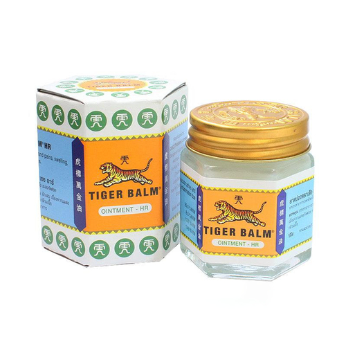 Tiger Balm HR ไทเกอร์ บาล์ม ยาหม่องตราเสือ สีขาว ( ขนาด 30 กรัม )