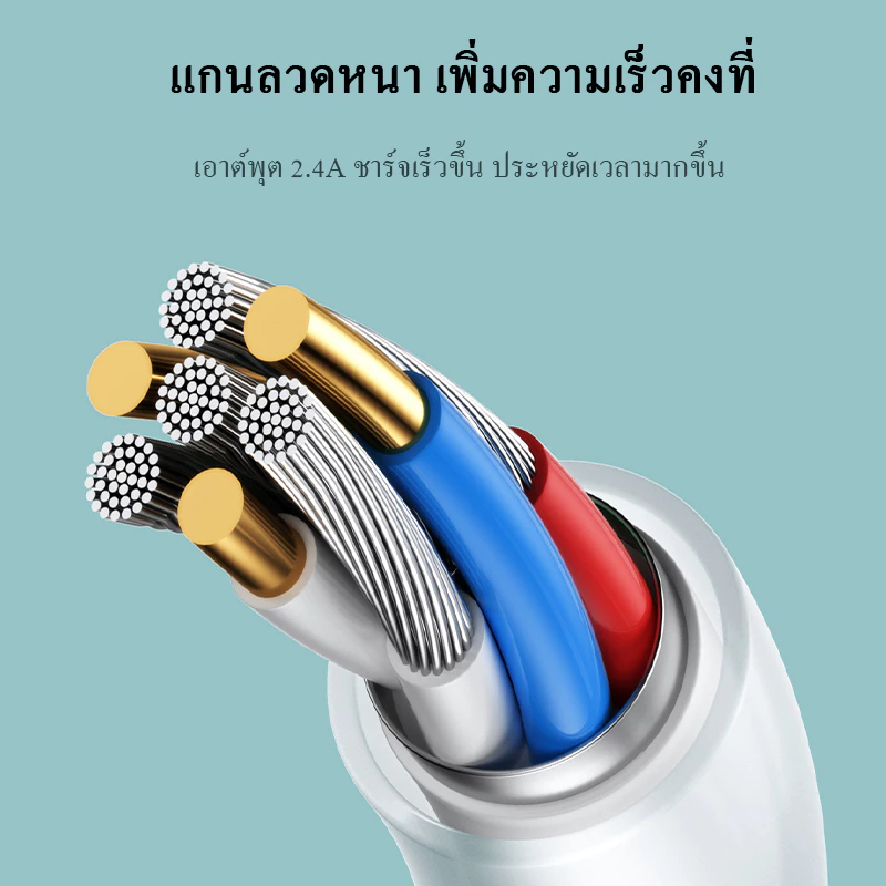 Acome สายชาร์จ type c สายชาร์จเร็ว สายชาร์จมือถือ ชาร์จไว Fast Charging USB รุ่น RBM01 - รูปที่ 3
